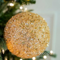 6 '' Sequin perle champagne paillettes de Noël ornements de Noël